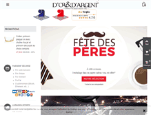 Tablet Screenshot of doretdargent.fr