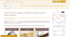 Desktop Screenshot of doretdargent.com